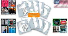 Die Cut Vinyl Numbers Stickers for Mailbox, Signs