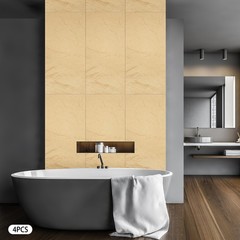 4PCS PU Panels Faux Stone Wall Panels for Interior Wall Decor Home Office