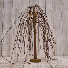 New Primitive Country Farmhouse PIP BERRY WILLOW TREE Burgundy Berries 14″