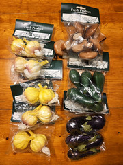 Lot Of 8, Vintage, Various Artificial Produce Bags