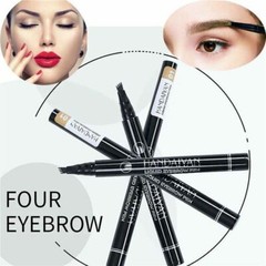 Microblading Tattoo Eyebrow Liquid Ink Pen Long Lasting Eye Brow 4 Fork Tips