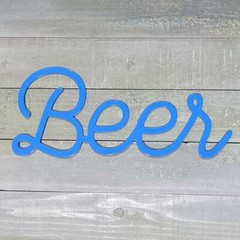 Metal 24″ Custom Word Cursive Plasma Cut Sign Art Indoor or Outdoor Decoration