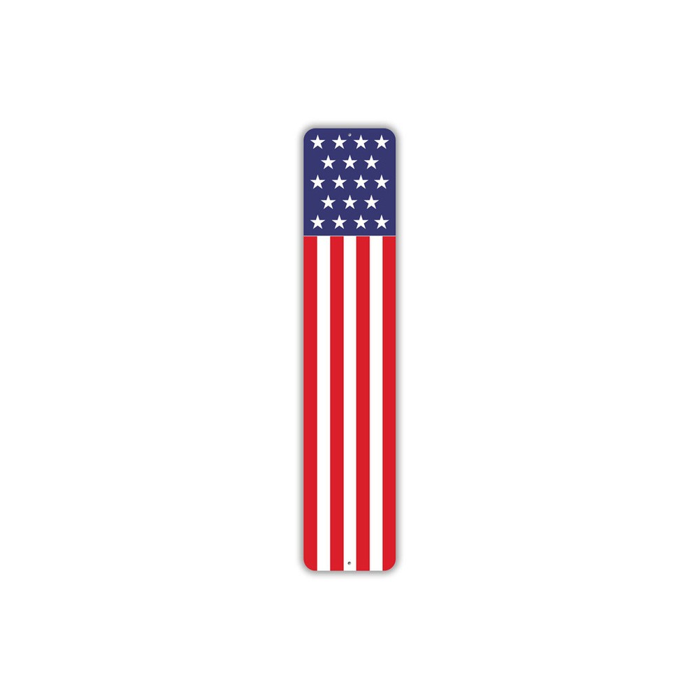 American Flag DeMetal Sign Metal Sign