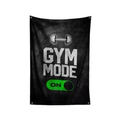 Gym Wall Art 3x5ft decor motivational home fitness banner large quote poster