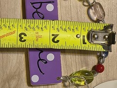 SMALL, CERAMIC «BELIEVE» WALL PLAQUE With BEADED WIRE Sandra Magsamen Cute