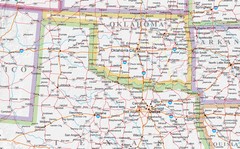 United States US-USA Wall Map Poster Classic Blue Edition by Swiftmaps