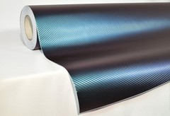 VVIVID XPO Purple to Blue Chameleon Carbon Fiber Vinyl Wrap Roll w/Air-Release T