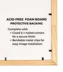 12×14 Frame Silver Grey Distressed Solid Wood Picture Frame | 0.75 Inch Moulding