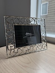 Michael Aram Heart Collection Silver 5×7 Metal Picture Frame