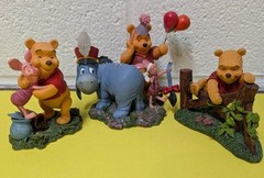 VTG Winnie the Pooh Disney Store Figurines Set Of 3 Simply Pooh Disney Figures