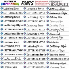 Your Text Vinyl Decal Sticker Car Window Bumper Letters Numbers Lettering Name