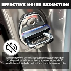 4PCS 2026 Upgraded Car Door Shock Absorber Pad Silicone,Non-Slip Car Door Lock