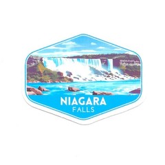 Niagara Falls Vinyl Sticker New York Waterfalls Travel Souvenir Journal Art