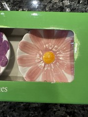Hallmark Expressions Spring Gift Ceramic Decorative Flower Dishes Set of 3 Bowls