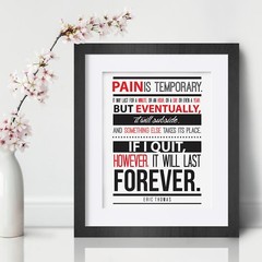 Eric Thomas Inspirational Wall Art Print Motivational Quote Poster Decor Gift