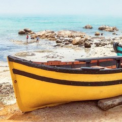Beach Ocean Relaxing Wall Art Poster Print BS100-55_0