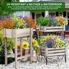 $20 Outdoor Artificial Flowers Bundle – UV Resistant Fake