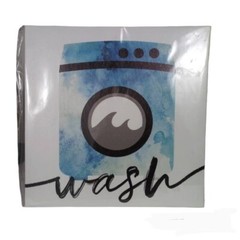 Laundry Room Canvas Vinyl Sign NEW Wash Room Laundry Room Hanging Signs -Decor
