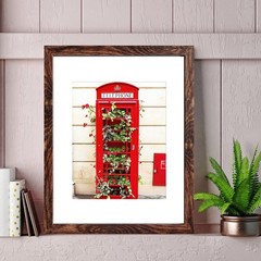 11×14 Picture Frame Rustic Brown, Display Pictures 8×10 with Mat or 11×14 wit…