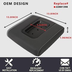 Center Console Armrest Lid,Compatible with 2014-2020 Chevy Silverado Suburban
