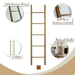 Decorative Ladder with Solid American Cherry – N/A