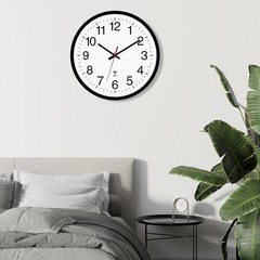 WiFi Clock, WiFi Wall Clock with Auto DST, 12 Inch Silent Non-Ticking Round Smar