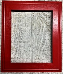 F10-253 1-3/4″ Apple Red Wood Picture Frame any size