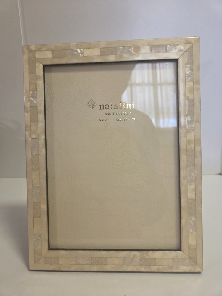 Natalini 5×7 Wood and Mosaic picture frame made in Italy
