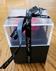 Rose with Necklace Infinity Rose in Love Box I Love You Forever.