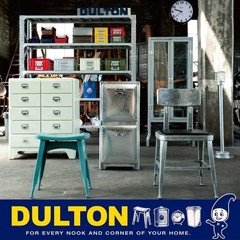 DULTON Double Face Wall Clock Rectangle Gray Magnetic Mount H21-0362GY Japan
