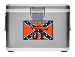BBQ – (Hazzard) Good Ol’ Boys – 4×6 Vinyl Decal Car Window Cooler Cart Trailer