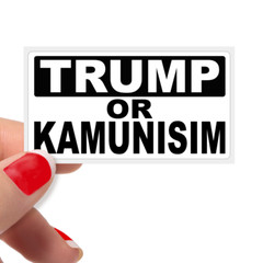 «TRUMP or KAMUNISM» Save America MAGA Statement Stickers Bulk