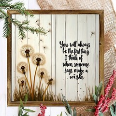 2D Rustic Farmhouse Wooden Wall Plaque Home Office Decorations Gift for Friends