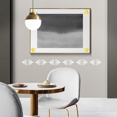 20pcs Removable 3D Acrylic Mirror Wall Stickers Decorative DIY Wall Art Decals