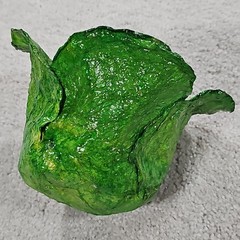 Cabbage Fruit Veggies Paper Mache Mexico Faux Food Summer Decor