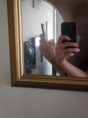 Vintage Gold Acrylic Framed Wall Mirror Accent Mirror • 22½»×18½»