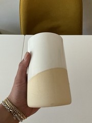 Pair Of Ceramic Pieces: 1 Handmade Bowl & 1 Vase (Appears handmade Also)