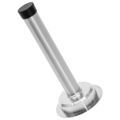 1pc 5 Inch Door Stops Self Adhesive Long Door Stopper Stainless Steel Sound Damp