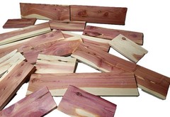 10lbs Red Cedar Wood PLANED SMOOTH Kiln Dry Scrap Lumber Drop Pieces SHIPs FREE!