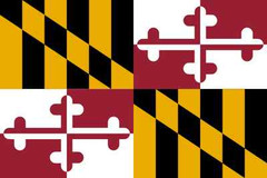 Maryland Flag Vinyl Decal / Sticker ** 5 Sizes **
