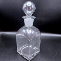 Block Ivima Hand Blown Glass Decanter Image Award 1981 Designed Gerald Culotta