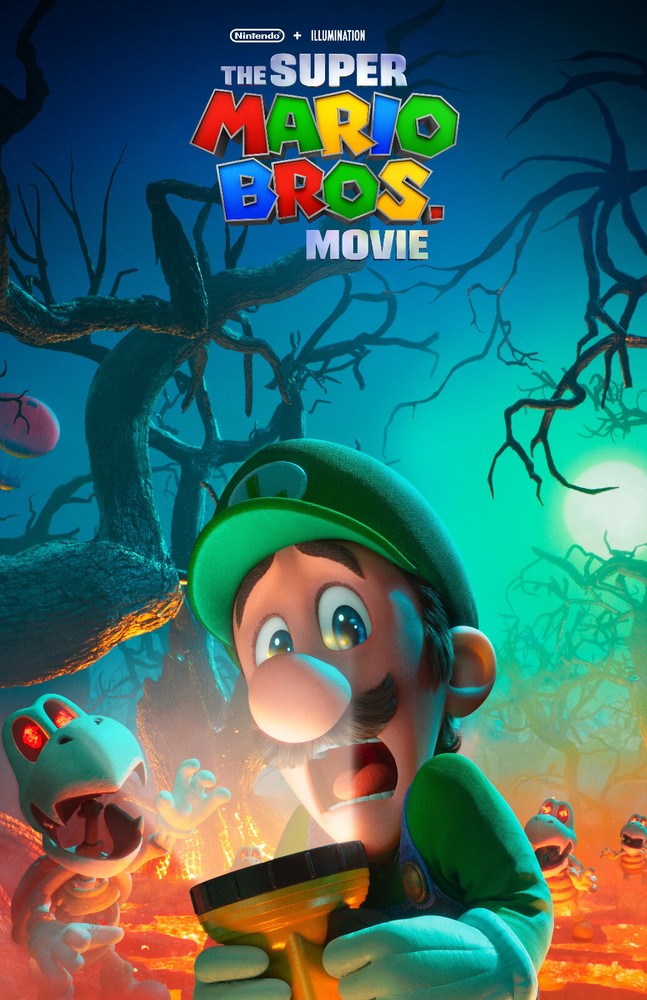 AA5444 The Super Mario Bros Movie Film 2023 Luigi Movie Poster 11×17