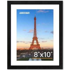 FIXSMITH 8×10 Picture Frame 1 Pack, Photo Frame HD Plexiglass, Display Pictures