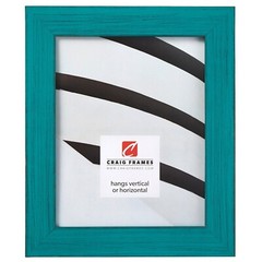 Craig Frames Jasper, 1.5″ Farmhouse Country Rustic French Teal Picture Frame
