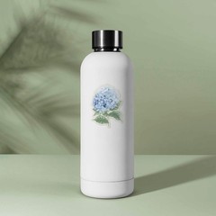 Mini Hydrangea Sticker for Plant Lovers – Nature Decal for Water Bottle & Laptop