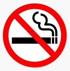No Smoking Stickers 50 Pack – Dia 1.5″ X 1.5″
