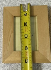 Set Of 2 Farmhouse Cottage Style photo frames 5” X 4” Minimalist Primitive