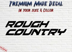 Rough Country Sticker 3″ 4″ 5″ 7.5″ 11″ Suspension Lift Shocks Silverado Sierra