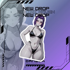 Raven: Bikini | Teen Titans | Anime Girl Waifu Sticker Decal