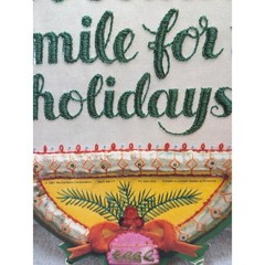 VTG 1981 McDonald’s Christmas Holiday Sign Give Someone A Smile For The Holidays